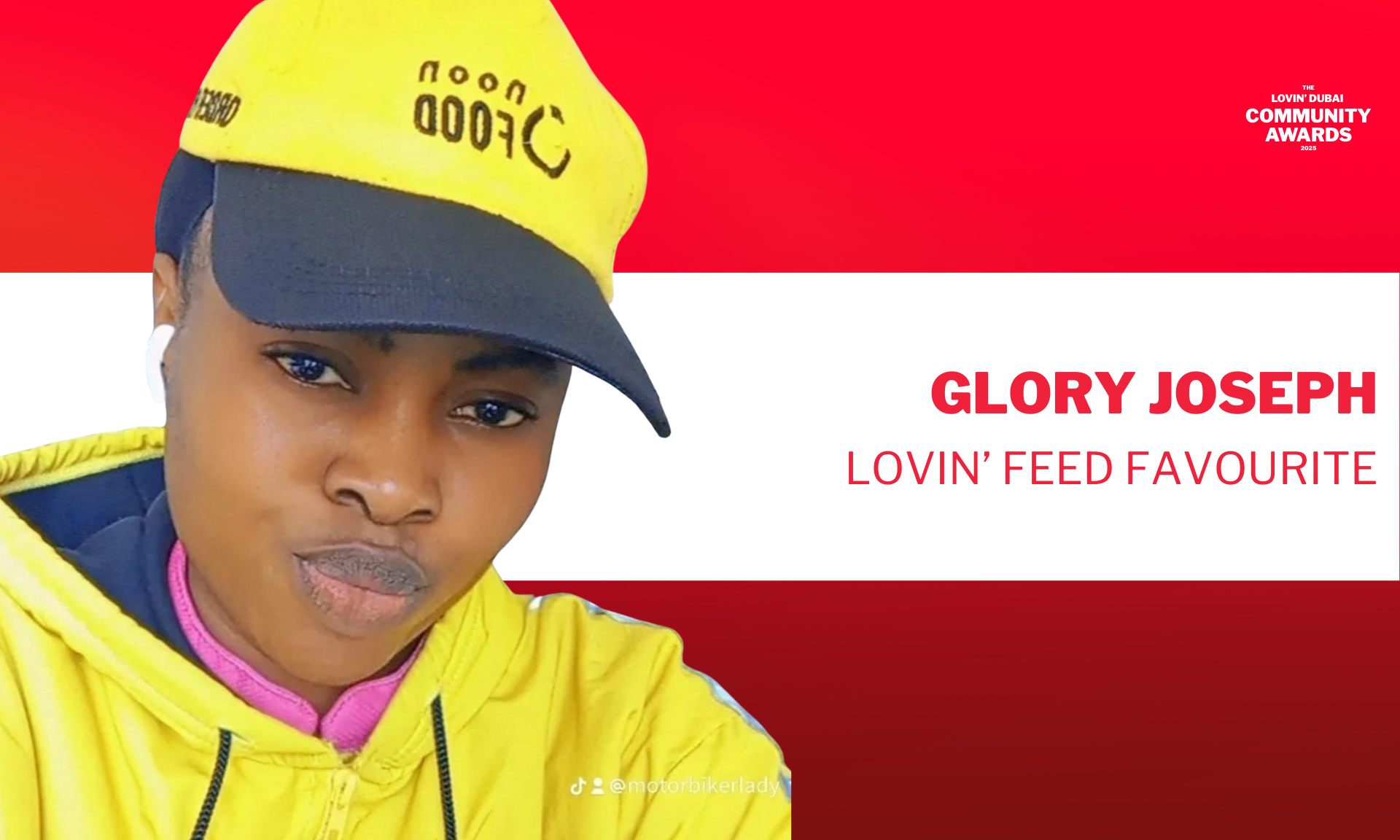 Glory Joseph, Female Delivery Rider