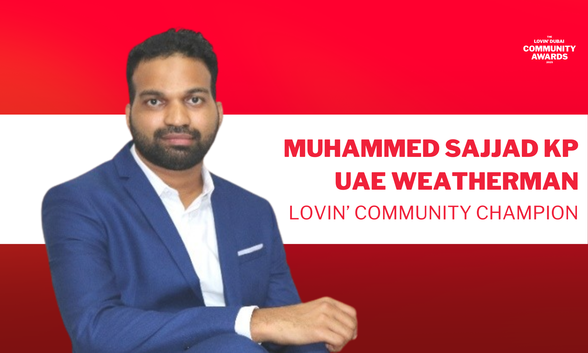 Muhammed Sajjad KP, UAE Weatherman