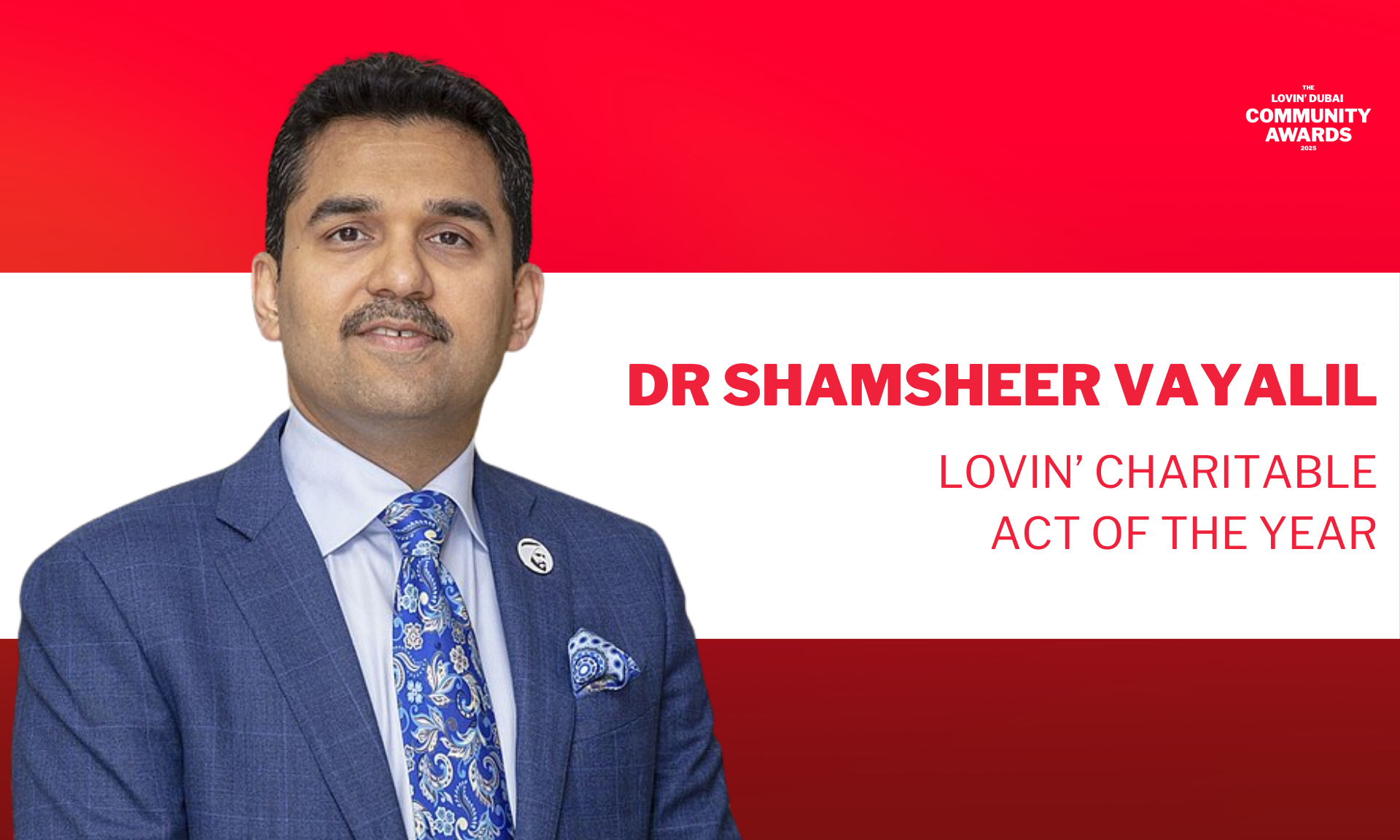 Dr Shamsheer, Donated AED2 million to families of students who died in plane crash