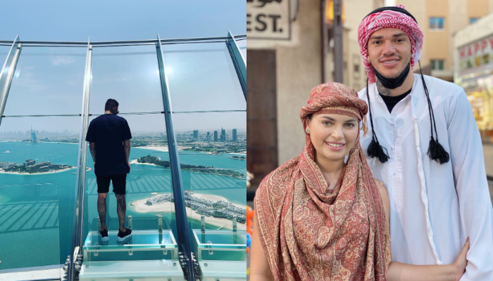 Man City & Brazil Goal Keeper Ederson Is Doing Dubai Right This Summer