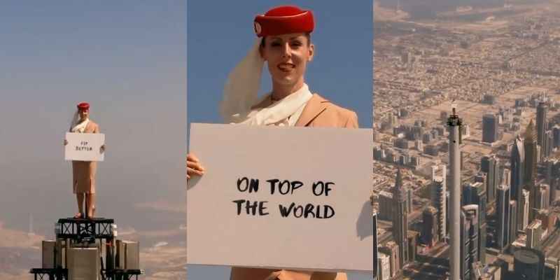 emirates Burj Khalifa ad