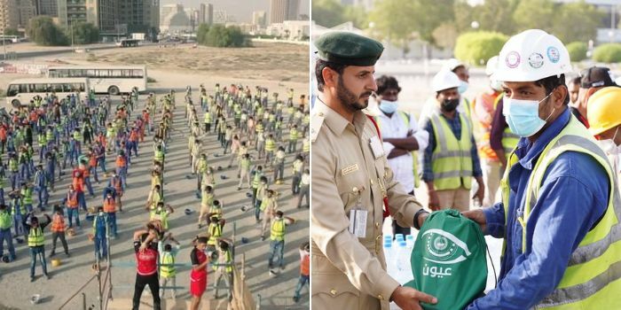 350 Labourers Got Together For A Massive Sports Day