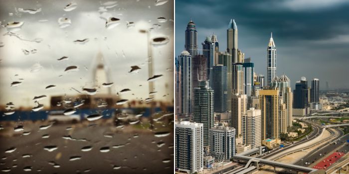 uae rain thunder