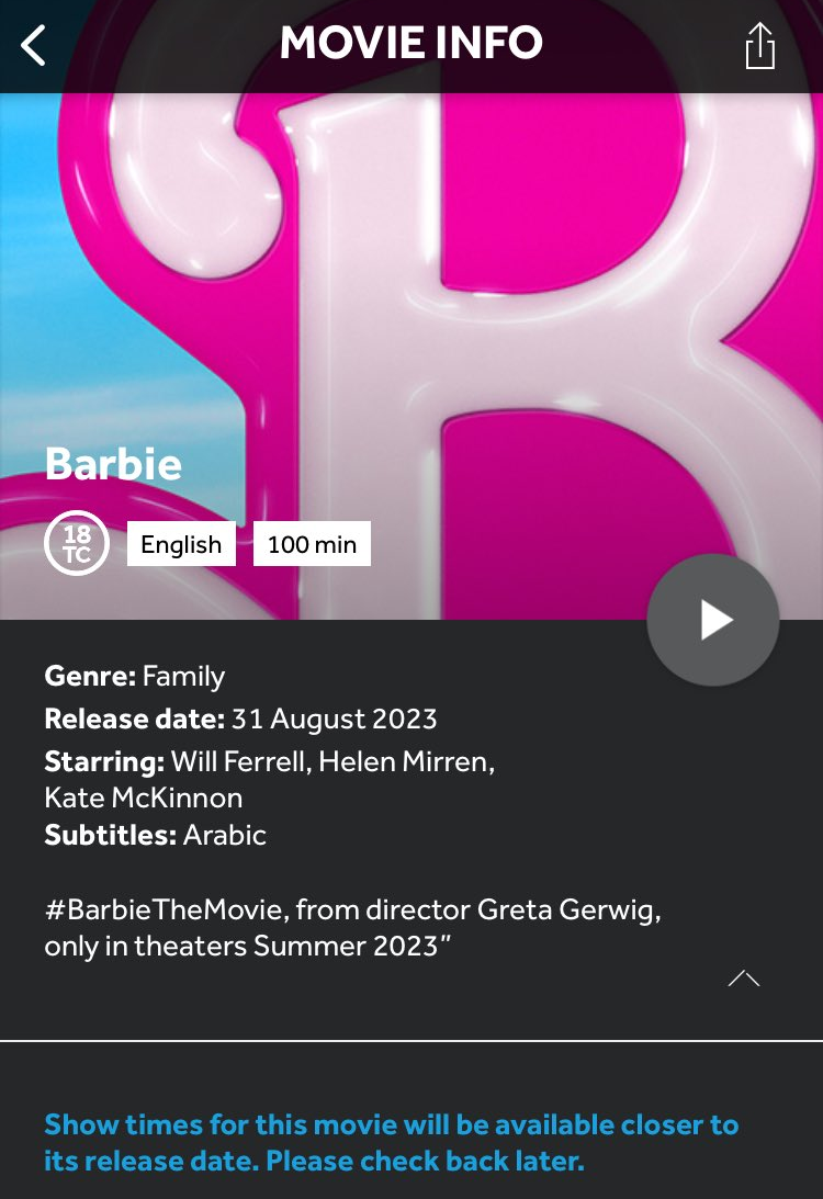 The Barbie Release Has Been Delayed In The Middle East 8221