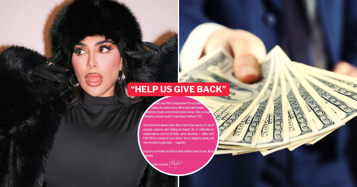 Dubai Entrepreneur Huda Kattan Is Donating AED 1 Million To A Cause Of Your Choice
