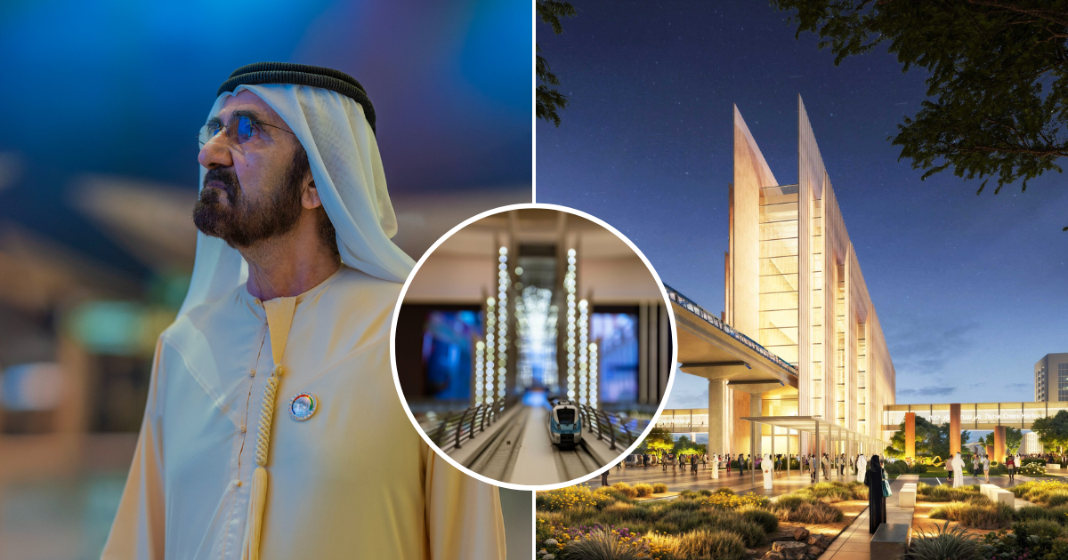 H.H Sheikh Mohammed Kick-Started The Dubai Metro Blue Line