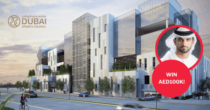AED100,000 Prize for Best Dubai Sports Council Logo Design