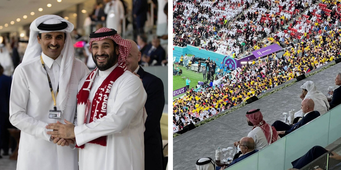 محمد بن سلمان يشهد افتتاح كأس العالم في قطر