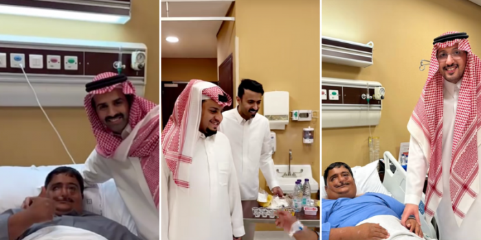 السعوديين يفاجئون طارق العميري بالهدايا