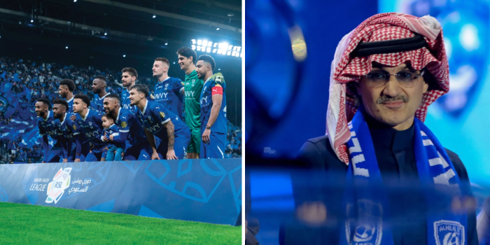 رسالة طمأنينة من الوليد بن طلال لجمهور الهلال