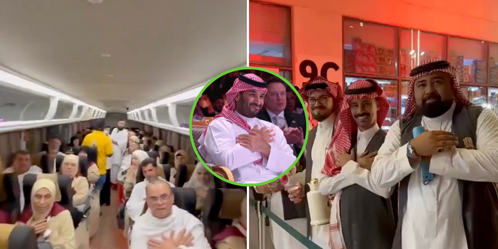على طريقة سمو سيدي ولي العهد استقبال الحجاج السوريين