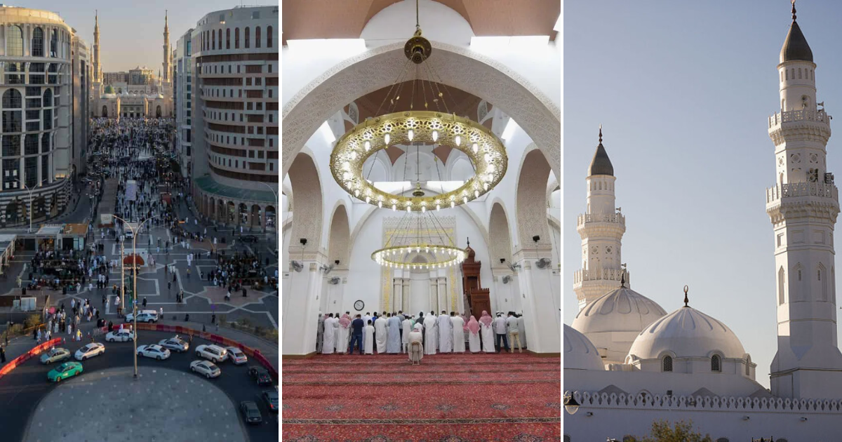 مسجد القبلتين يفتح أبوابه للمصلين على مدار الساعة