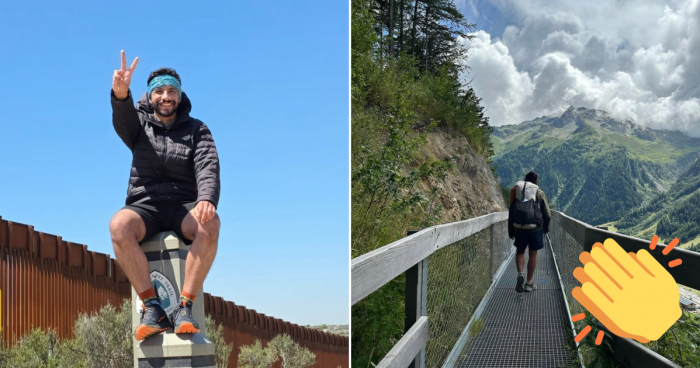 Ali Marhoon Is On An Epic Journey From Mexico To Canada On Foot!