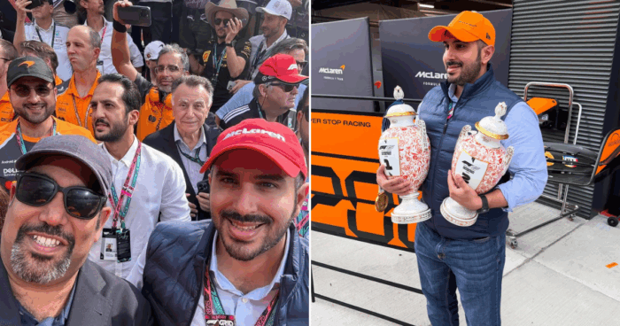 HH Shaikh Mohammed Bin Salman Witnessed McLaren’s Historic 1-2 Finish at the 2025 F1 Hungarian GP!