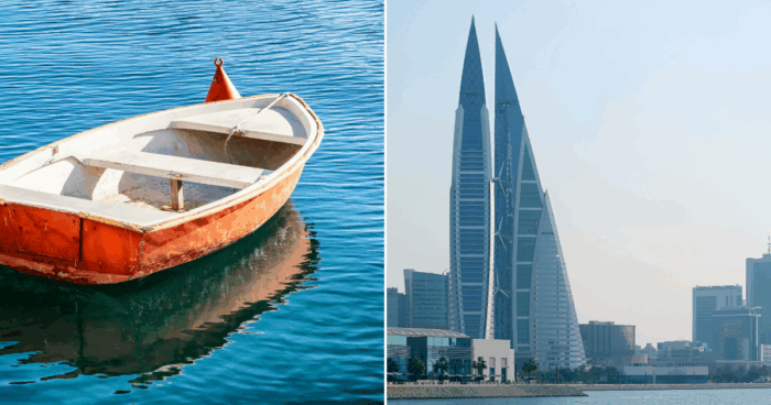Bahrain’s Coast Guard Saves A Man After Sinking