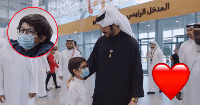 HH Shaikh Khalid Bin Hamad Al Khalifa Keeps His Promise To A Brave Young Cancer Warrior
