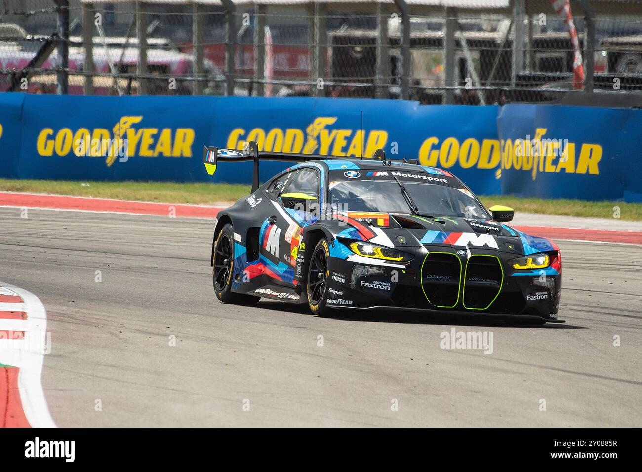 Ahmad Al Harthy driving the number 46 car.