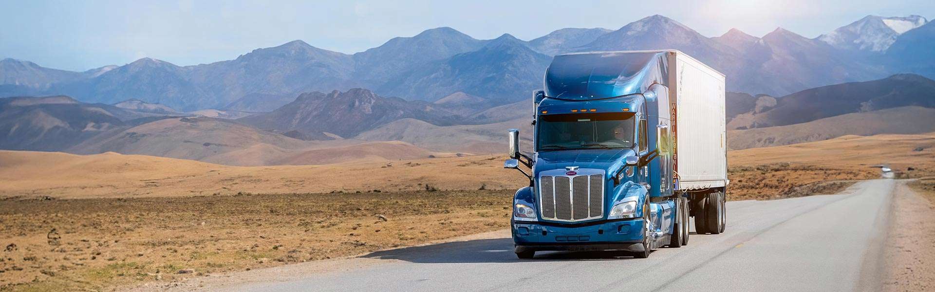 Trucks are not allowed to cross Mountain Road in Oman