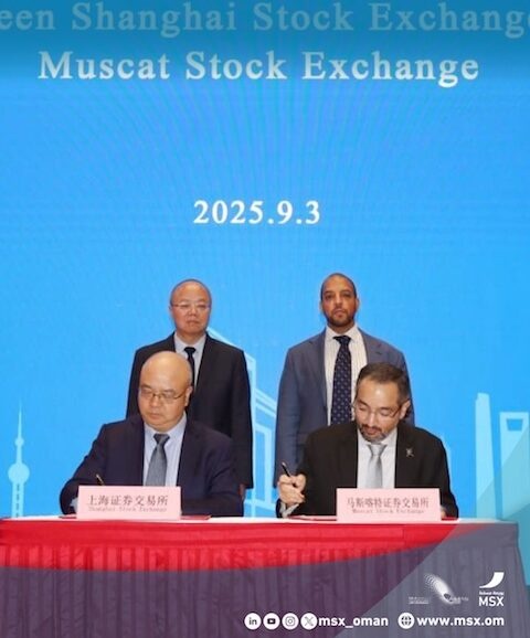 Muscat Stock Exchange signs cooperation memoranda with Shanghai and Shenzhen Stock Exchanges, boosting Oman-China financial ties