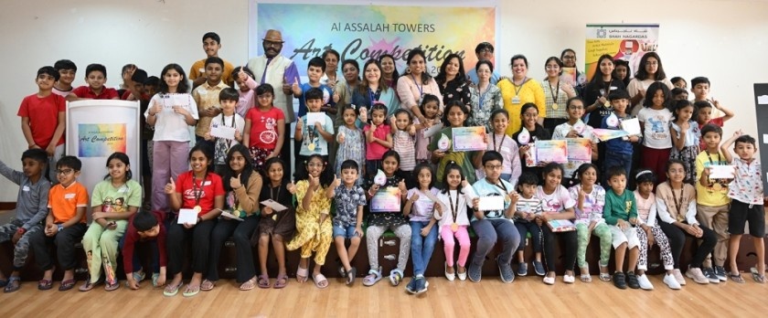 Al Assalah Towers art competition judges and sponsors