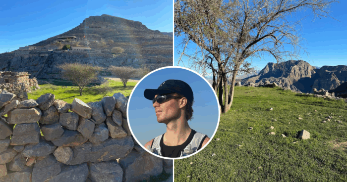 A Hiker Have Found A Green Mountain In RAK