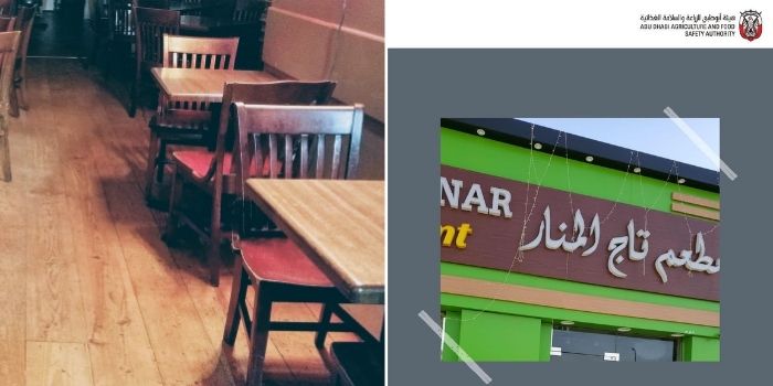 Abu Dhabi Authorities Closed Taj Al Manar Restaurant For Violating Food  Safety Rules