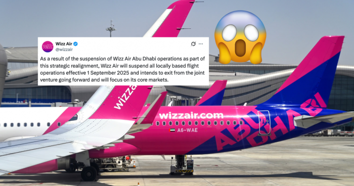 Budget-Friendly Airline Wizz Air Will Stop All Abu Dhabi Flights Starting This September