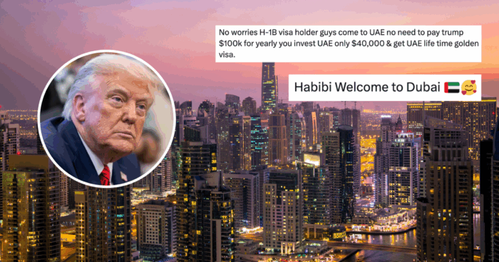 Internet Thinks Trump’s $100K H-1B Visa Fee Could Push More People Toward The UAE