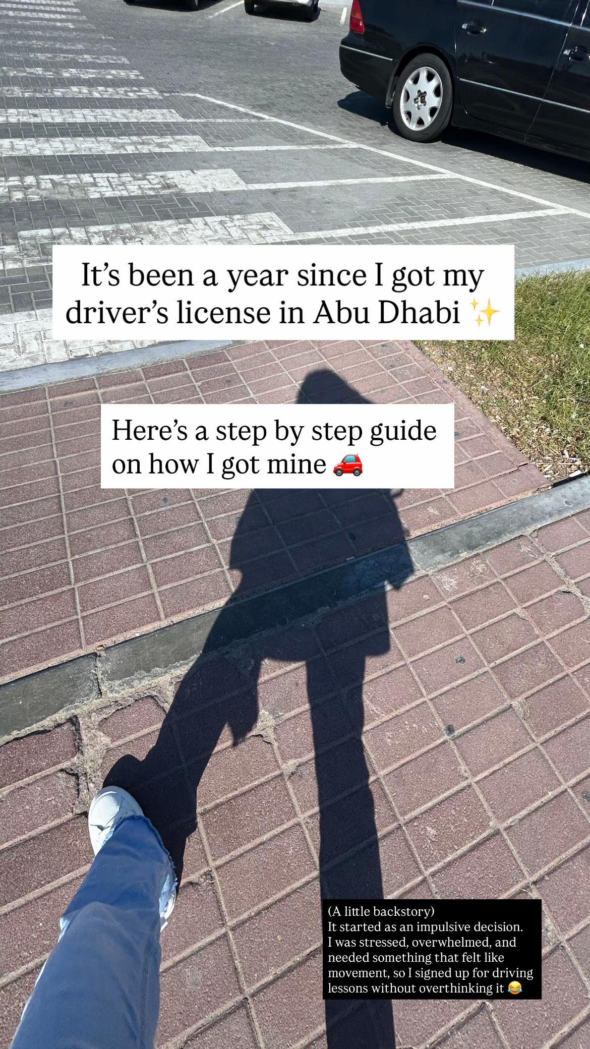 Driving license in Abu Dhabi