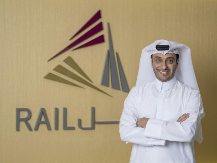 Eng. Abdulla Saif Al Sulaiti with qatar rail