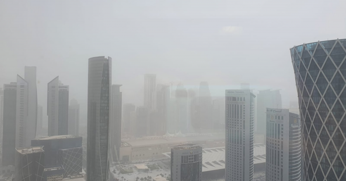 Dust storm Qatar
