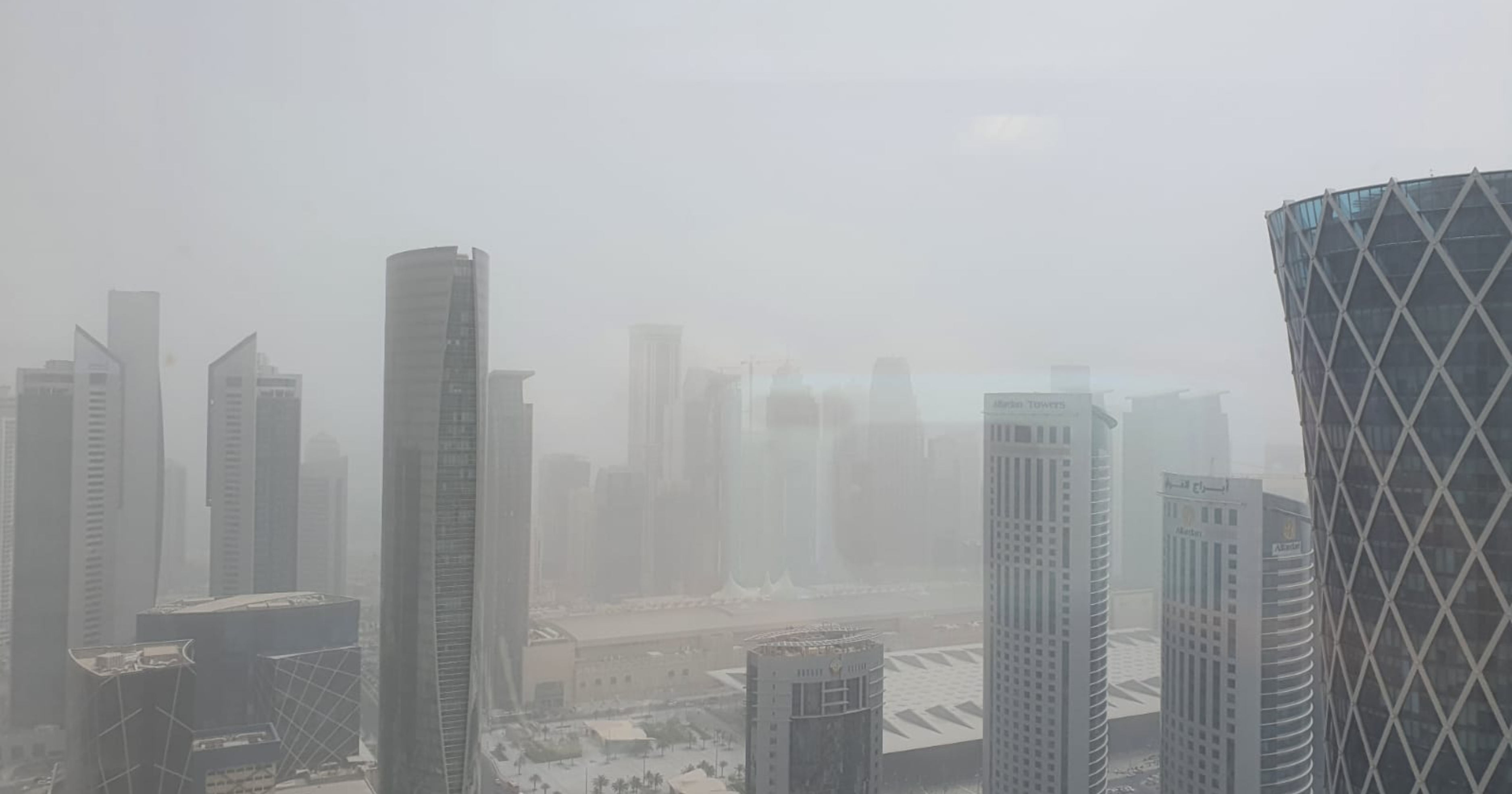Dust storm Qatar