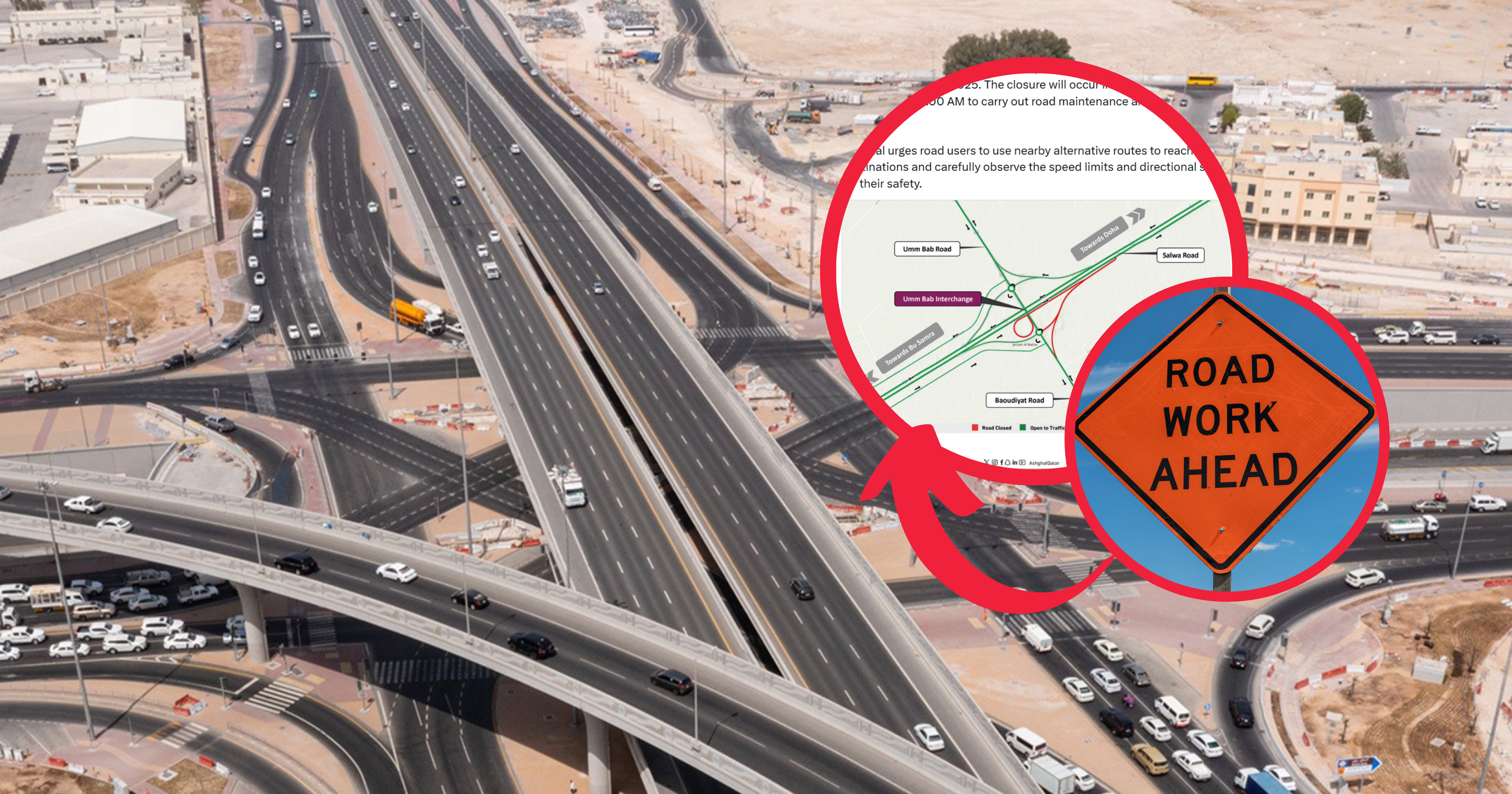 roads are closed in qatar