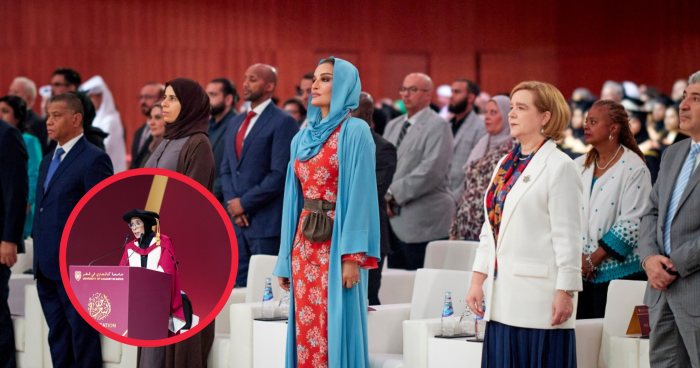 HH Sheikha Moza bint Nasser Attends the Last Graduation Ceremony of the University of Calgary in Qatar