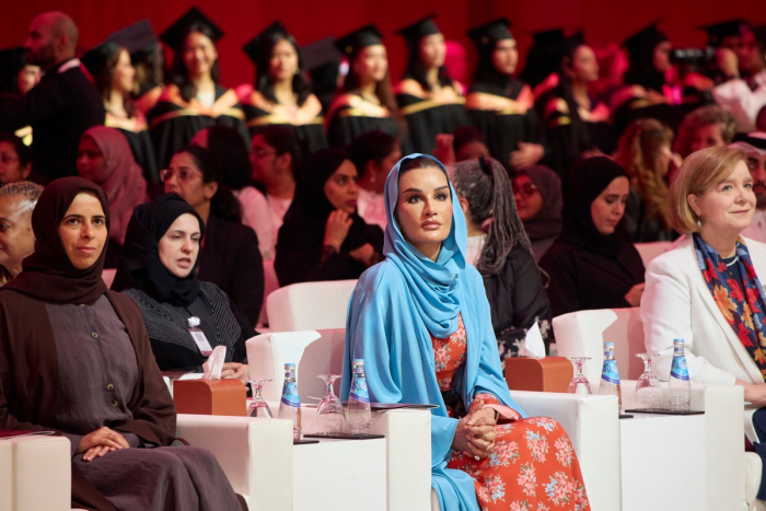 Sheikha Moza Attends the Final Convocation of University of Calgary in Qatar