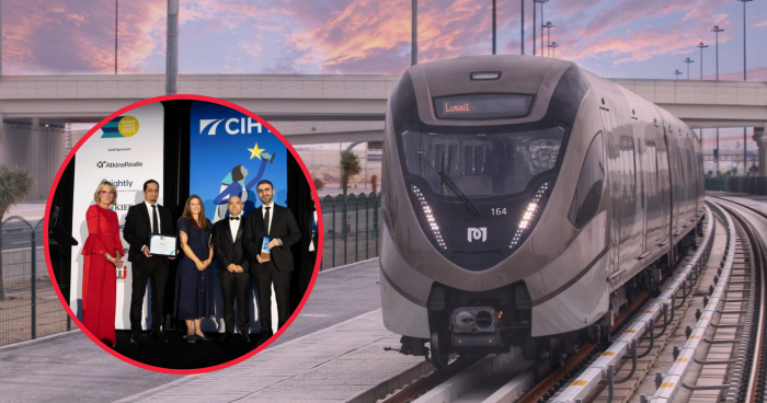 Qatar Rail Wins CIHT Award for Doha Metro’s Energy-Saving Tech