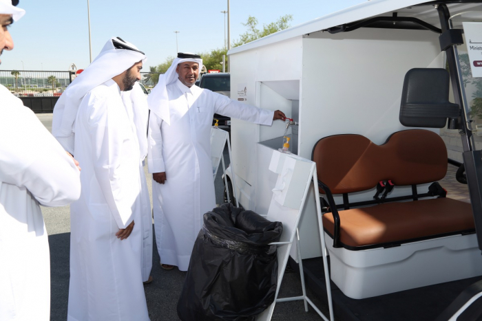 Doha Introduces 'Mazoon' Mobile Handwashing Service at Mesaimeer Cemetery