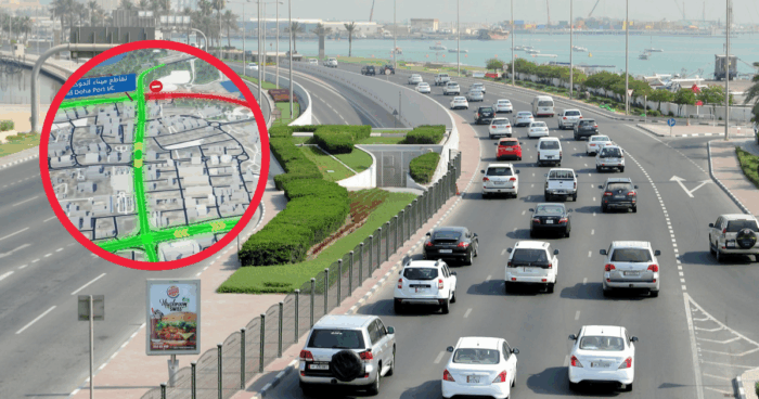 QATAR TRAFFIC CORNICHE