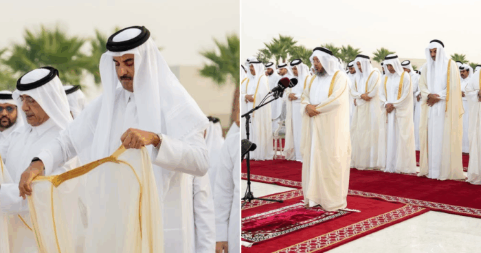 HH Sheikh Tamim Leads The Istisqa Prayer With A Powerful Act Of Faith