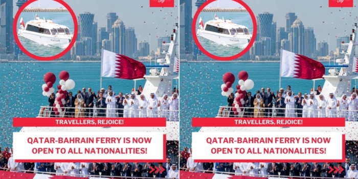 عبّارة قطر–البحرين التي انطلقت يوم الخميس الماضي (6 نوفمبر) أصبحت متاحة الآن لغير مواطني دول مجلس التعاون الخليجي
