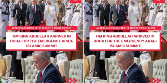 King Abdullah Is in Doha for the Emergency Arab-Islamic Summit After the Sept 9 Strike. Leaders Condemned the Attack and Discussed Concrete Steps
