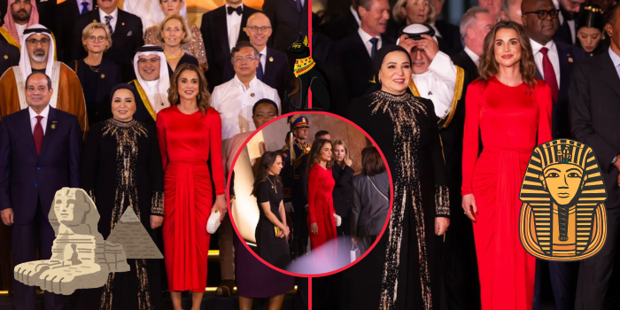 Queen Rania Joins World Leaders at Grand Egyptian Museum Opening