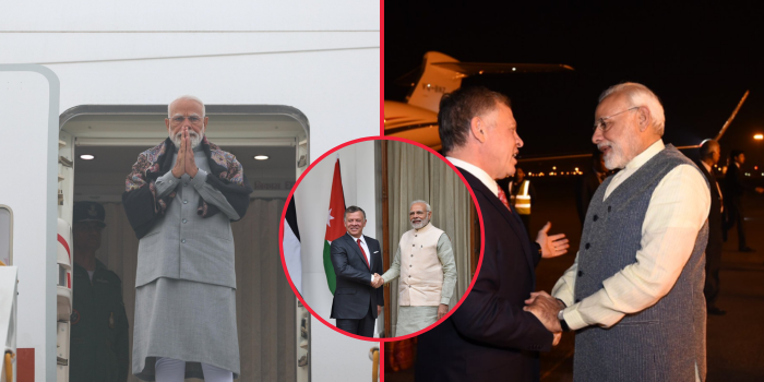 India’s Prime Minister Narendra Modi Is Officially en Route to Amman 🇯🇴🇮🇳