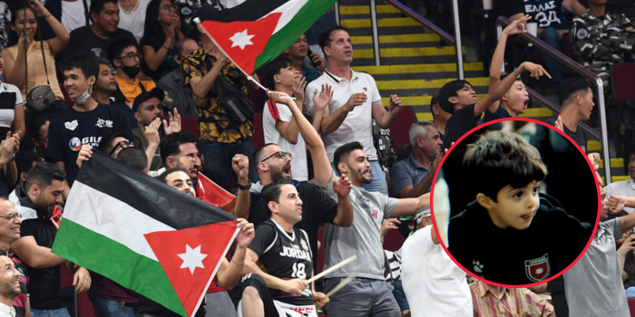 This Might Be the Cutest Fan at the 2025 Jordanian Basketball League Games