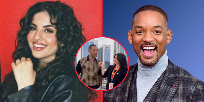 Jordanian Food Vlogger Saba Shamaa Meets Will Smith