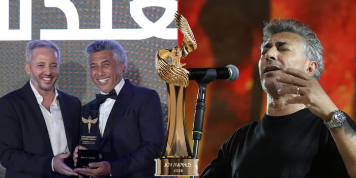 Jordanian Legend Omar Al-Abdallat Takes the Joy Awards Stage