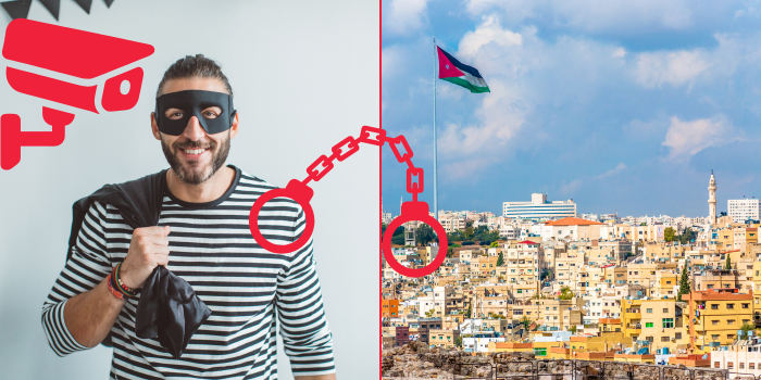 Jordanian Police Arrest 2 Thieves in Amman Who Were Caught on CCTV