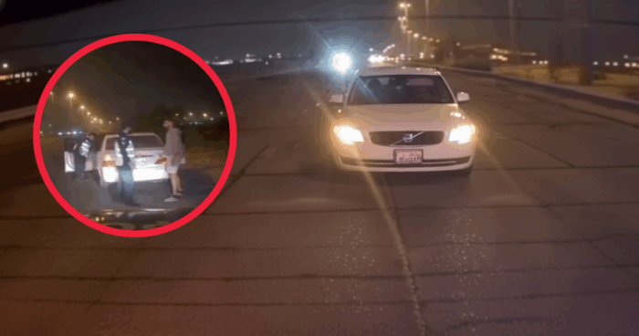 Kuwait Police Pull Off High-Skill Rescue to Stop Runaway Car