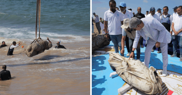 Sunken for Over a Thousand Years… Alexandria’s Long-Lost Treasures Emerging from the Mediterranean Got the Internet Buzzing!