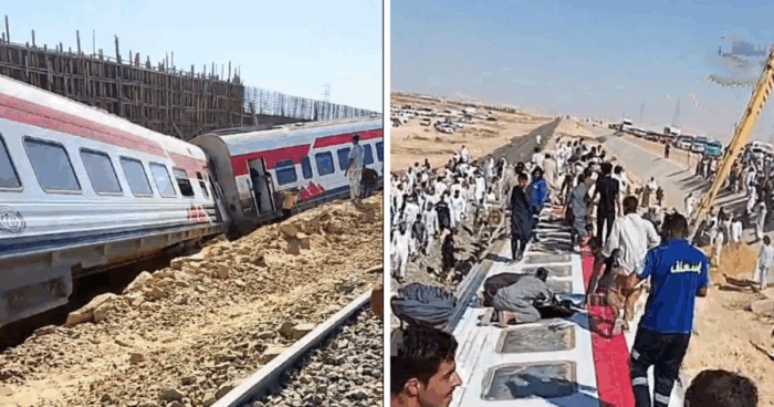 A Tragic Train Accident In Marsa Matrouh Left 3 Dead And 54 Injured